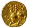 Kadambs of hangal gold fanam 0.21g