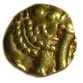 Gangas gold elephant fanam