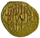 MUGHALS,Akbar gold 1/10 mohur