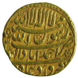 MUGHALS,Shah jahan gold mohur