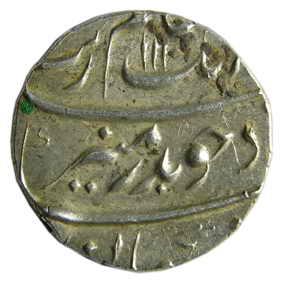 MUGHALS,Aurangzeb silver rupee