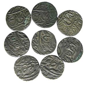 MARATHAS,Srinagar mint silver rupees