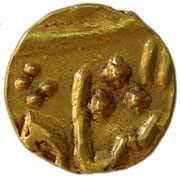 BARODA,Sayaji rao 2 gold 1/6 mohur