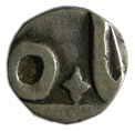 GWALIOR,Jayaji rao silver 1/16 rupee