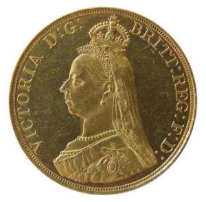 Great Britain victoria gold ½ pound