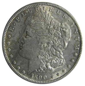USA silver morgan dollar