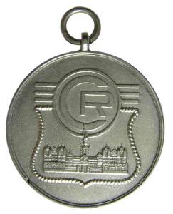 Central railway's medal alluminium