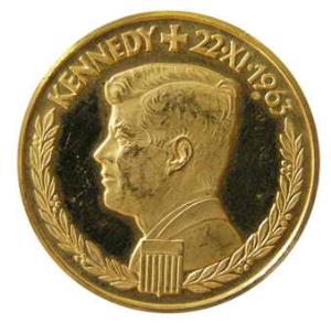 Kennedy medal gold 8.7g