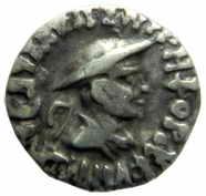 Indo-Greeks antialcidas silver drachm 2.63g