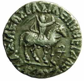 Indo-Scythians aziz silver tetradrachm