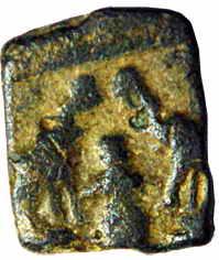 Pre-satavahana coin of vidarbha copper 1.55g