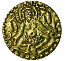 Kalachuris of tripuri gangeya deva base gold