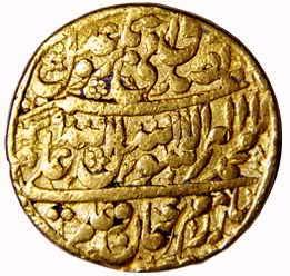 MUGHALS,Shah jahan 1 gold mohur