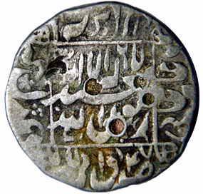 MUGHALS,Shah jahan 1 silver rupee