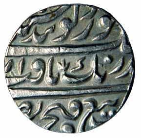 SIKH,Lahore mint silver rupee