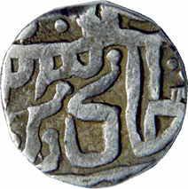 GWALIOR,Narwar mint silver rupee