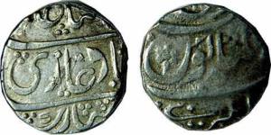 HYDERABAD,Kankurti mint silver rupee