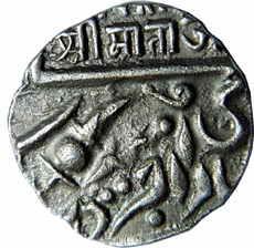 JODHPUR,George 5 silver ¼ rupee