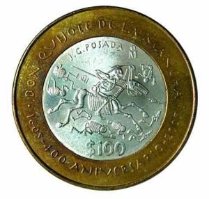 Mexico bi-metal coins
