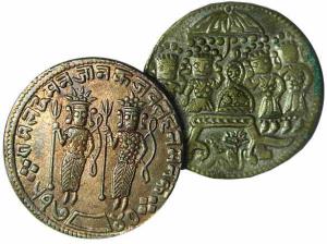 Temple tokens bronze