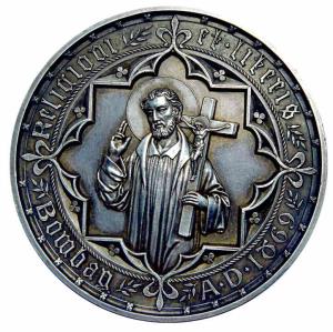 St.Xaviers college-Bombay medal silver