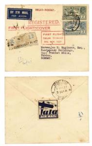 First flight airmail Delhi to Bombay