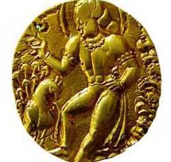 Guptas, Kumaragupta I Gold, Dinar, 8.2 g