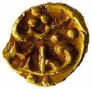 GOLKONDA, Muhammad Quli Qutb Shah Gold, Fanam, 0.4 g