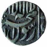 MUGHALS, Shah Jahan, Silver, 1/8 Rupee, 1.4 g