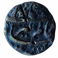 MUGHALS, Aurangzeb, Silver, ¼ Rupee Nisar