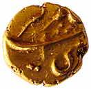 MUGHALS, Alamgir II Gold, ½ Pagoda