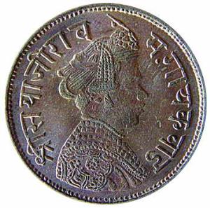 BARODA, Sayaji Rao III Silver, Rupee