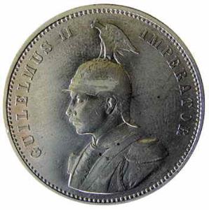 German East Africa (Tanzania), Silver, 1 Rupie