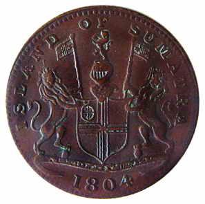 Sumatra, Copper, East India Company