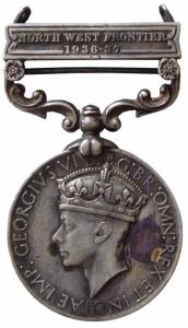 India General Service Medal, George VI, Silver