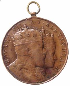 Hong Kong Coronation Medal, 1902, Bronze