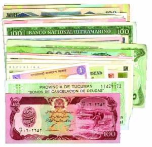 World Currency Notes (100)