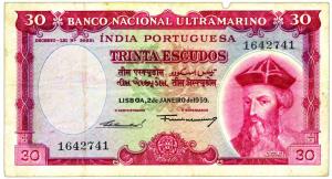 Portugese India : 30 escudoes