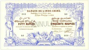 Fench India rupees 50