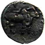 Pallavas, Copper, 0.8 g