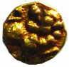 Kadambas of Hangal, Gold, ½ Fanam, 0.2 g