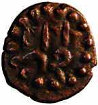 MYSORE, Haidar Ali Copper, Cash, 1.5 g
