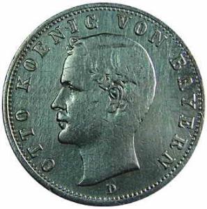 Germany, Baveria (Bayern State), Silver, 2 Marks