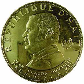 Haiti, Gold, .900, 14.56 g, 1000 Gourdes