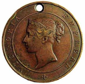 Jubilee Medal of Victoria Empress, Copper