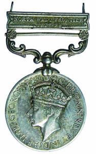 India General Service Medal, George VI, Silver