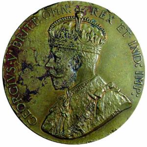 Medallion of George V Bronze