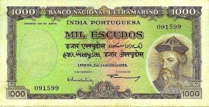 Indo-Portuguese, 1000 Escudos