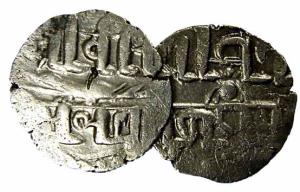 Vira Kerala (AD 1102-1144), Silver (2), Nagari legend above and below a crocodile, Shri vi