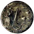 Murshidabad Mint, Silver, 1/8 Rupee, in the name of Shah Alam II (KM# 81.1). Uncleaned, Ab